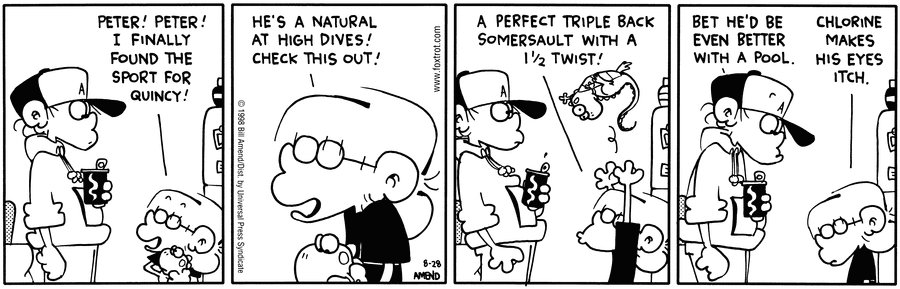 FoxTrot Classics Comic Strip for August 28, 2009 