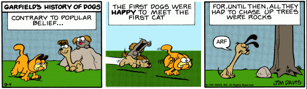 Garfield Comic Strip for September 04, 1980 