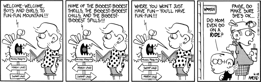 FoxTrot Comic Strip for June 18, 1991 
