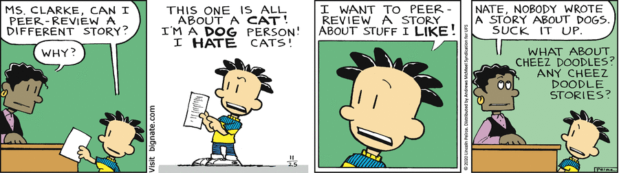 Big Nate Comic Strip for November 25, 2020 