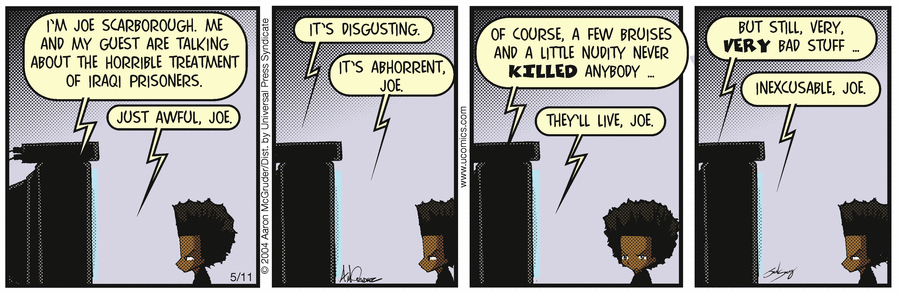 The Boondocks Comic Strip for May 11, 2004 