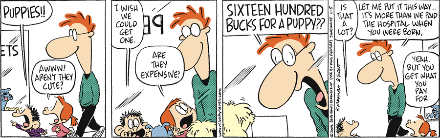 Baby Blues Comic Strip for November 05, 2004 