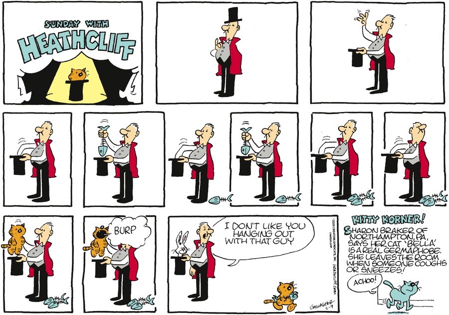Heathcliff Comic Strip for February 09, 2025 