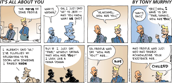 It's All About You Comic Strip for September 12, 2021 