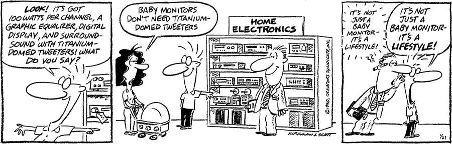 Baby Blues Comic Strip for January 27, 1990 