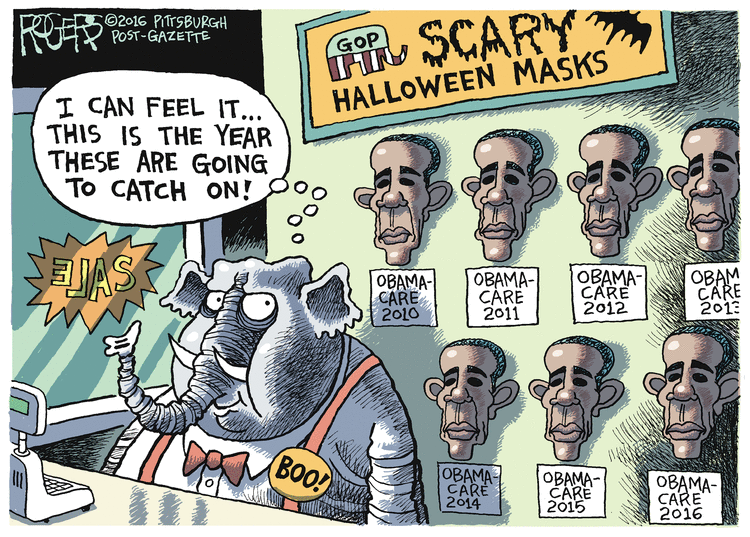 Rob Rogers Comic Strip for October 27, 2016 