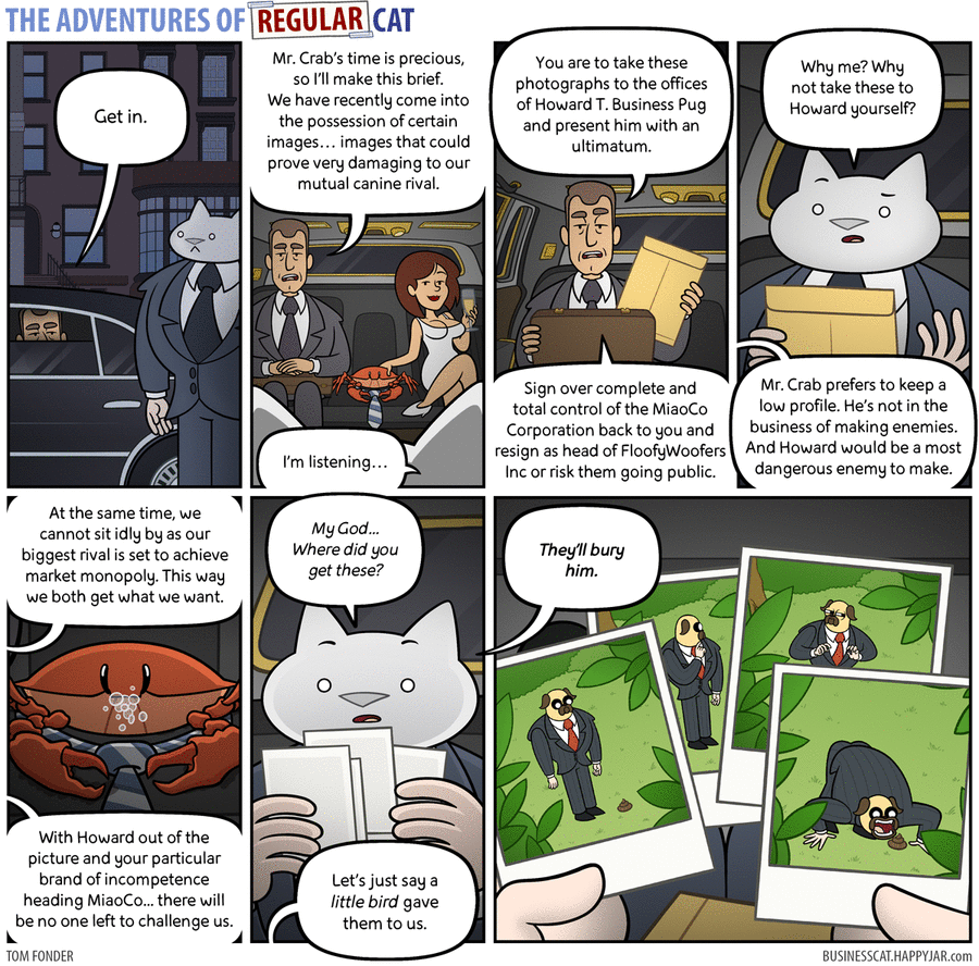 The Adventures of Business Cat Comic Strip for September 10, 2018 