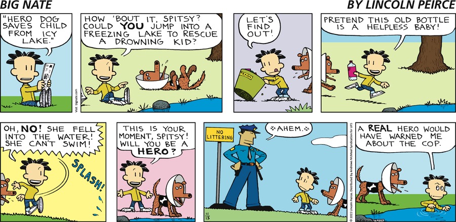 Big Nate Comic Strip for November 13, 2022 