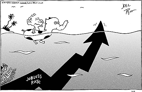 Joel Pett Comic Strip for September 10, 2001 