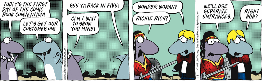 Sherman's Lagoon Comic Strip for January 07, 2019 