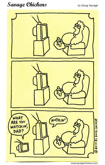 Savage Chickens Comic Strip for September 25, 2014 