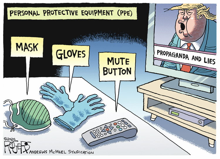 Rob Rogers Comic Strip for April 14, 2020 