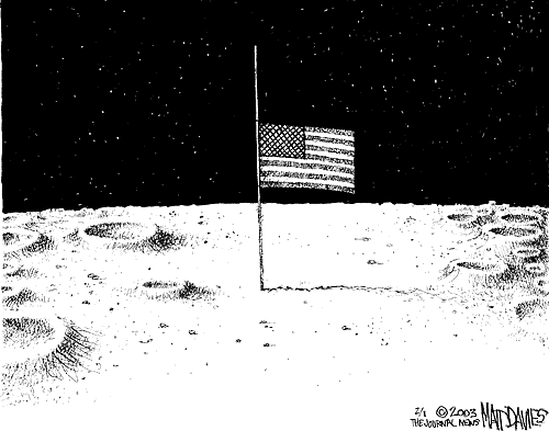 Matt Davies Comic Strip for February 03, 2003 