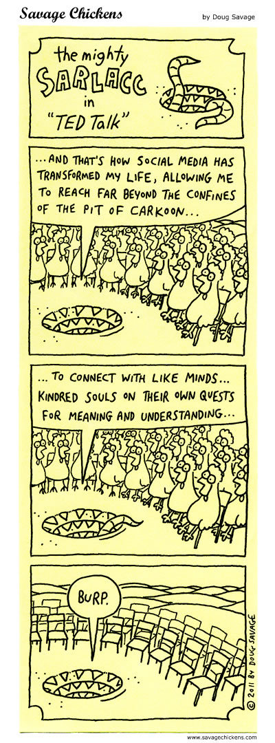 Savage Chickens Comic Strip for June 22, 2015 