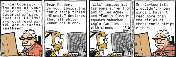 La Cucaracha Comic Strip for June 16, 2004 