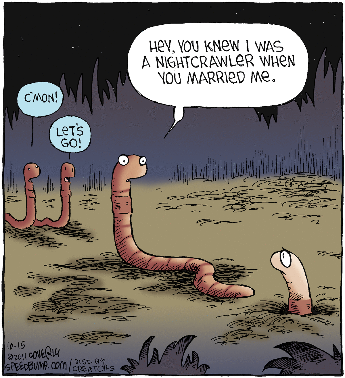 Speed Bump Comic Strip for October 15, 2011 