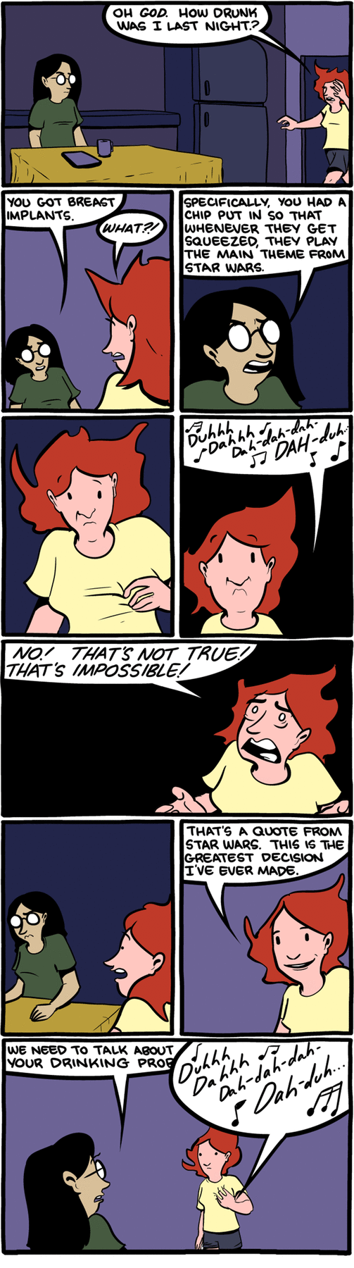 Saturday Morning Breakfast Cereal Comic Strip for March 17, 2015 