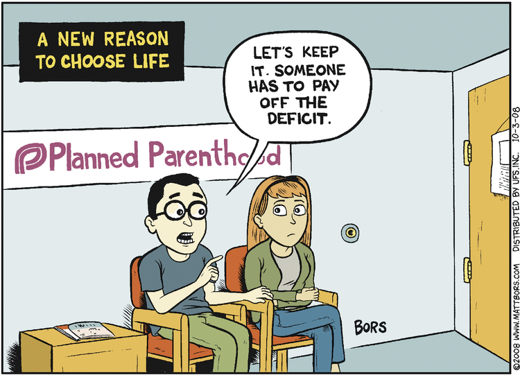 Matt Bors Comic Strip for October 03, 2008 