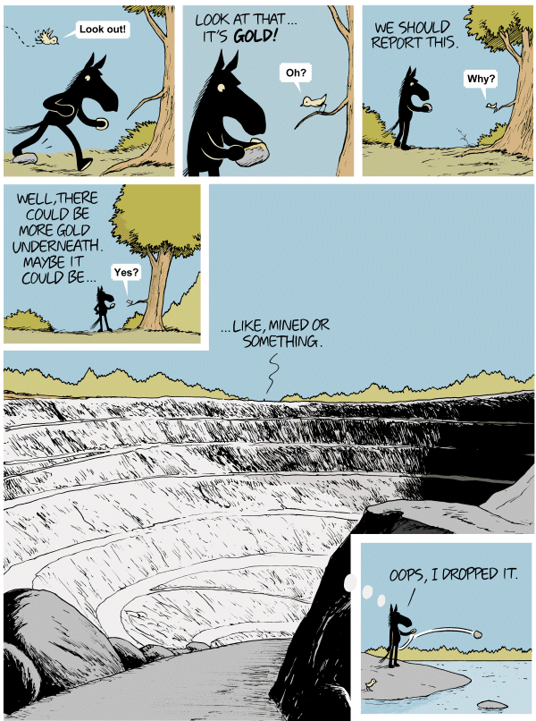 Dark Side of the Horse Comic Strip for August 21, 2011 