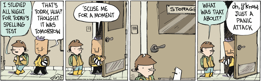 Wallace the Brave Comic Strip for April 05, 2021 