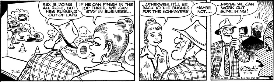 Alley Oop Comic Strip for July 15, 1970 