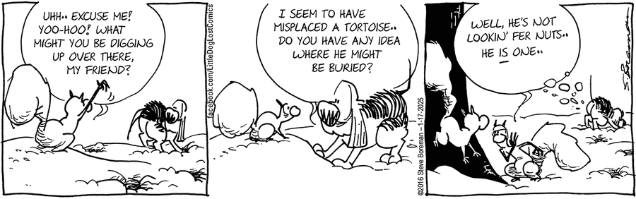 Little Dog Lost Comic Strip for January 17, 2025 