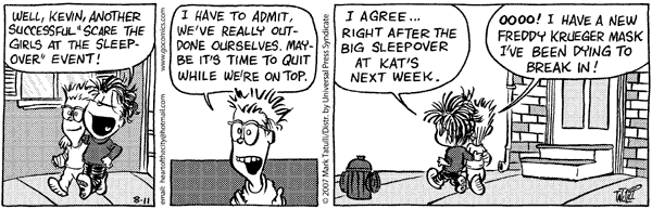 Heart of the City Comic Strip for August 11, 2007 