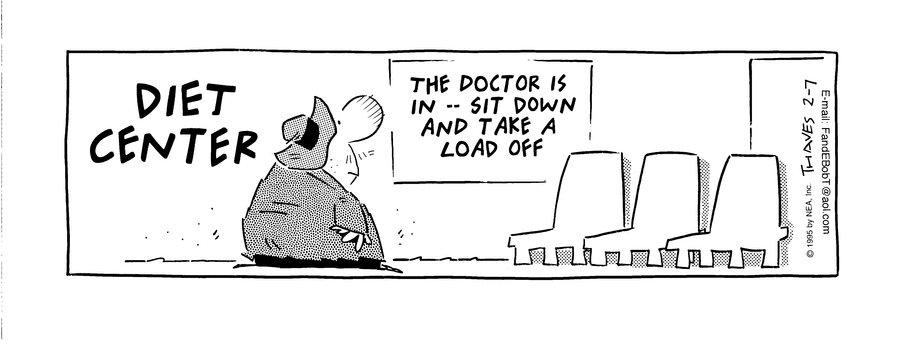 Frank and Ernest Comic Strip for February 07, 1995 