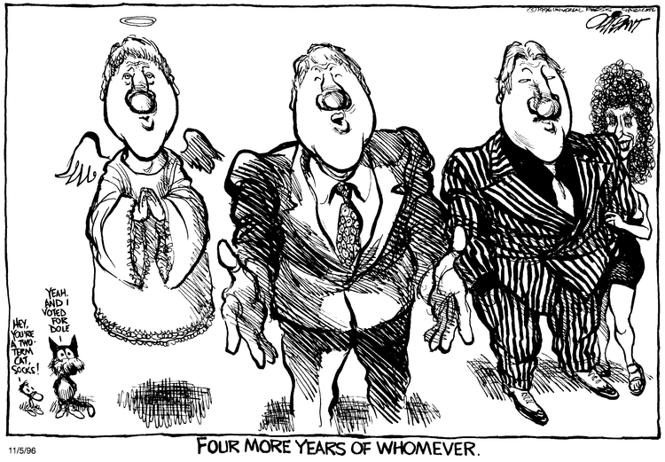 Pat Oliphant Comic Strip for November 05, 1996 