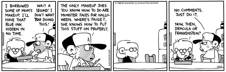 FoxTrot Classics Comic Strip for March 27, 2009 