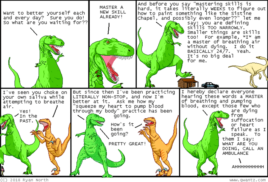 Dinosaur Comics Comic Strip for November 11, 2024 