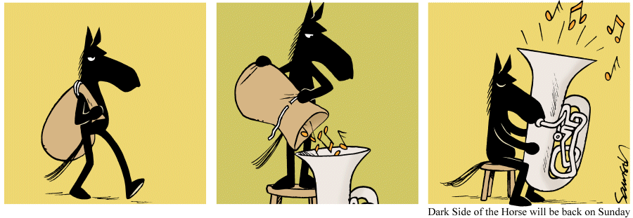 Dark Side of the Horse Comic Strip for October 03, 2014 