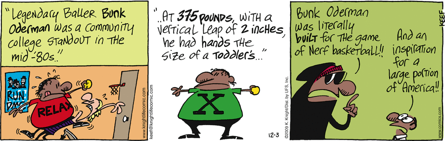 The Knight Life Comic Strip for December 03, 2009 