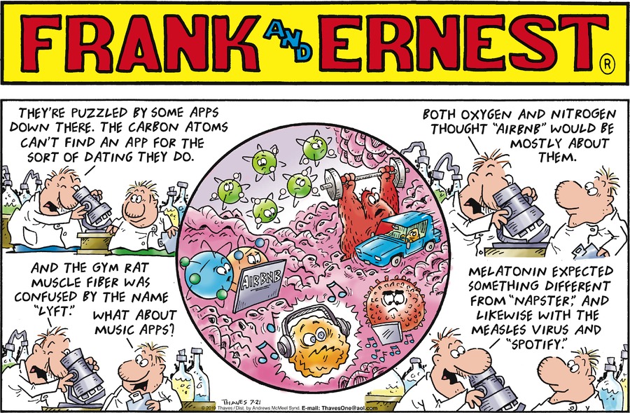 Frank and Ernest Comic Strip for July 21, 2019 