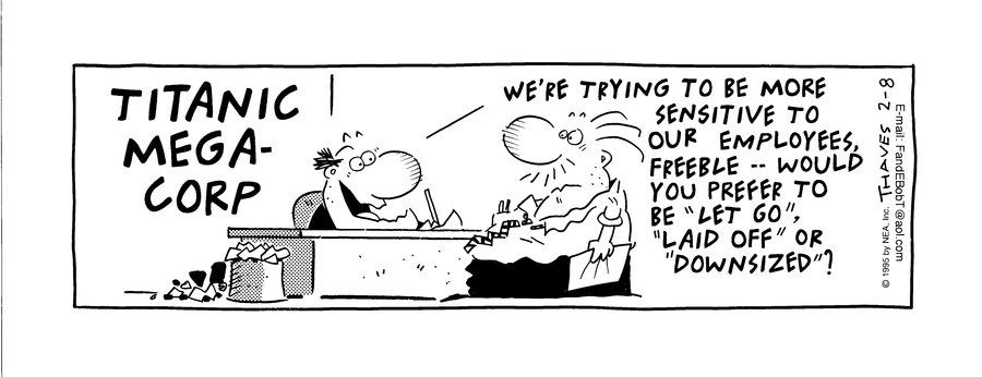 Frank and Ernest Comic Strip for February 08, 1995 