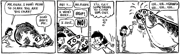 Molly and the Bear Comic Strip for January 01, 2014 