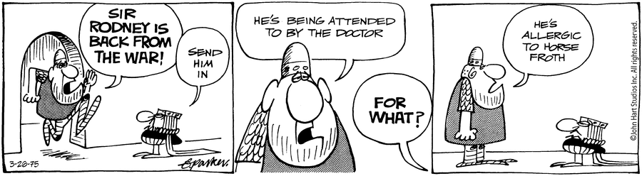 Wizard of Id Classics Comic Strip for March 22, 2025 