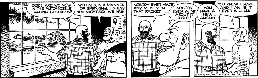 Alley Oop Comic Strip for July 17, 1970 