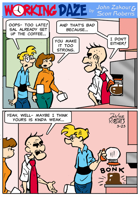 Working Daze Comic Strip for March 23, 2024 