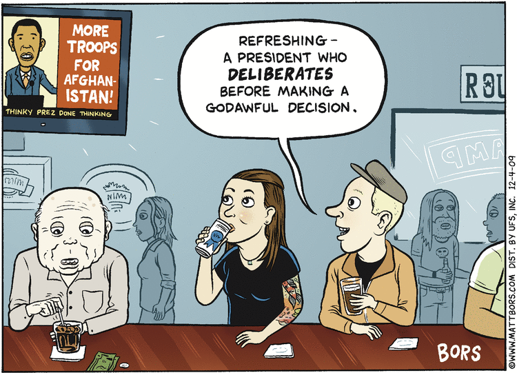 Matt Bors Comic Strip for December 04, 2009 