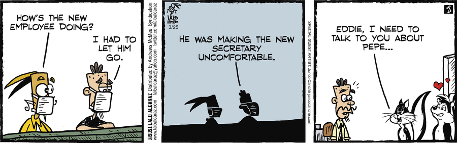 La Cucaracha Comic Strip for March 25, 2021 