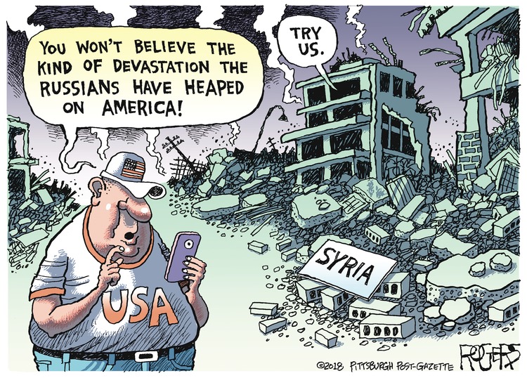 Rob Rogers Comic Strip for March 04, 2018 
