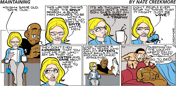 Maintaining Comic Strip for July 01, 2007 