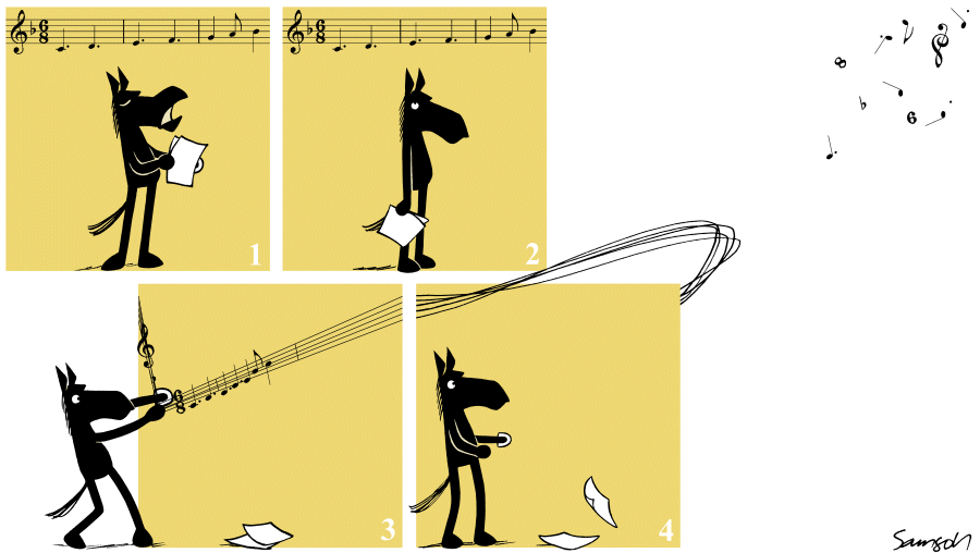 Dark Side of the Horse Comic Strip for April 13, 2014 