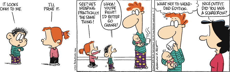 Baby Blues Comic Strip for January 04, 2008 