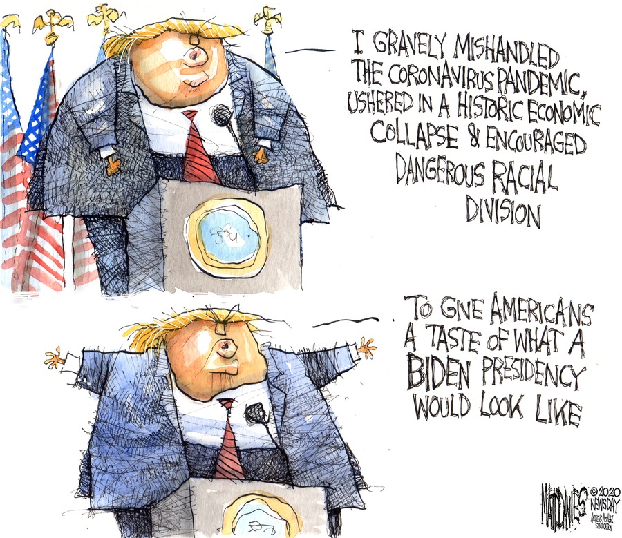 Matt Davies Comic Strip for August 30, 2020 
