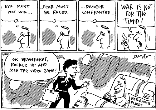 Joel Pett Comic Strip for October 10, 2001 