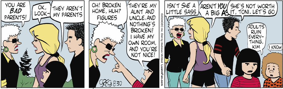 Luann Comic Strip for August 30, 2024 