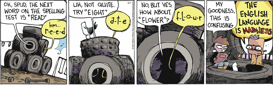 Wallace the Brave Comic Strip for April 07, 2021 