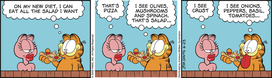Garfield Comic Strip for June 23, 2023 
